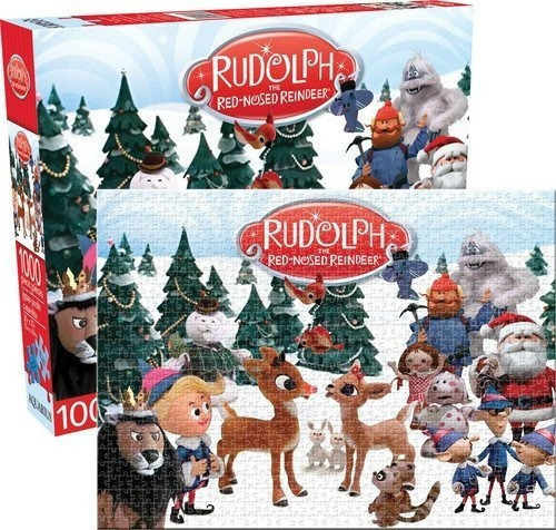 Aquarius Rudolph The Red Nosed Reindeer 1000 Piece Jigsaw Pu