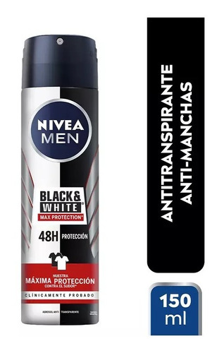 Nivea Desodorante Spray Invisible Black & White Max 150ml