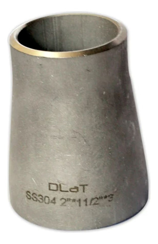Reducción Concéntrica Soldable 3 - 1 PuLG C10 T304 Dlat