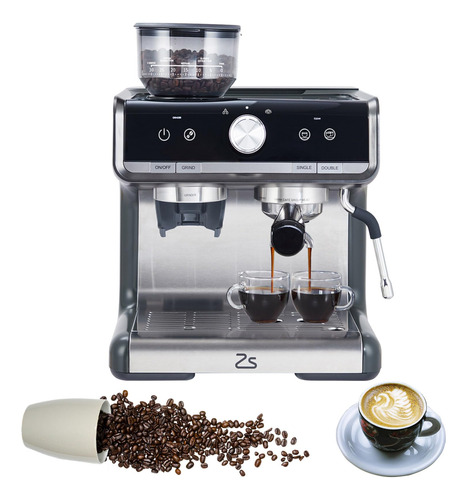 Cuisinaid Maquina De Cafe Expreso Con Molinillo, Cafetera De