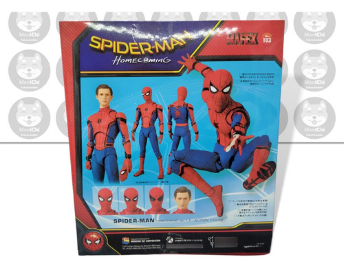 Spider Man Homecoming 103 Mafex Spiderman Figura Marvel (Usado)
