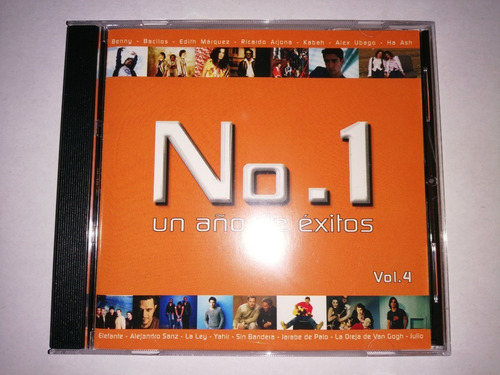 No. 1 Un Año De Exitos Vol.4 Cd Nac Ed 2003