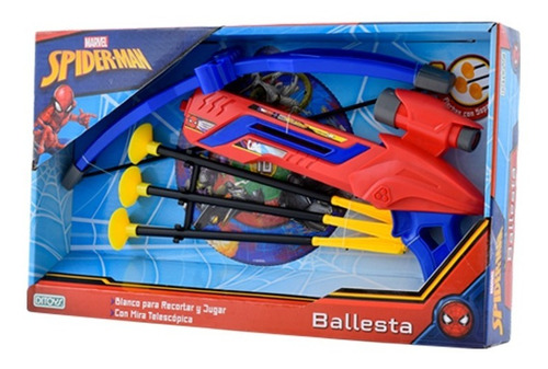 Pistola Ballesta Spiderman Con Blanco Y Mira Original Ditoys