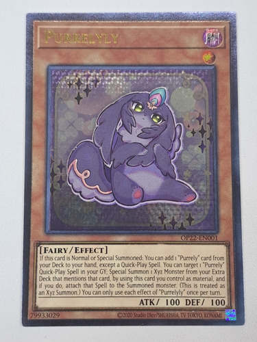 Purrelyly Op22-en001 Ots Ultimate Rare Yugioh 