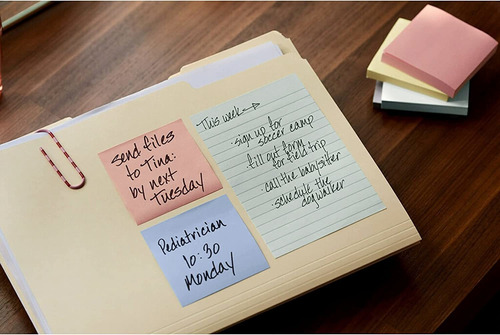 Post-it Notes, 4 X 6 Pulgadas, 5 Blocs, El Stick #1 Favorito