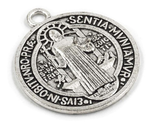 Medalla San Benito 23 Mm - Paquete Por 10 Unidades