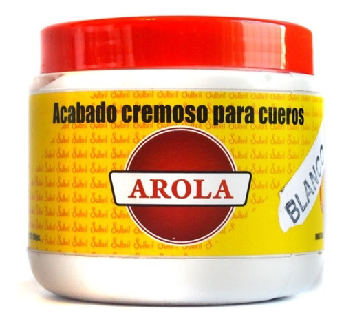 Crema Arola Blanco Para Cuero Pote 500 Cc