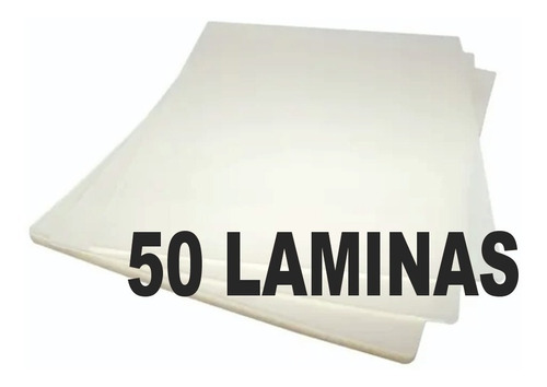 Imagen 1 de 2 de Laminas Para Plastificar Tamaño Oficio 125 Microne 230x345mm