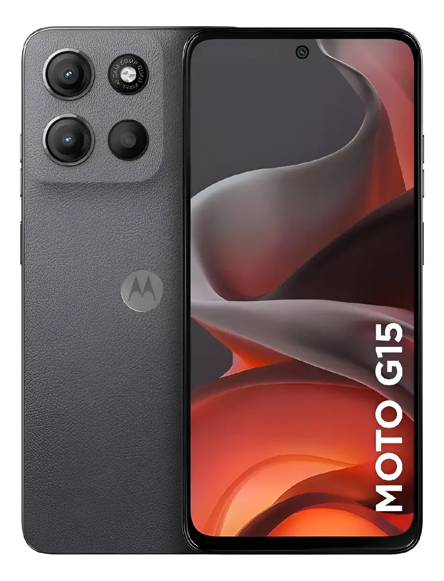 Teléfono celular Motorola Moto G15 8gb Ram 256 Gb NFC Gravity Grey Oscuro