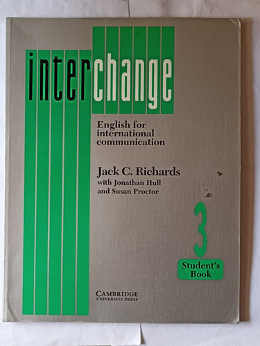 Interchange Student's Book 3 Jack C. Richards (Usado)