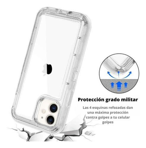 Funda Case Uso Rudo 360 For iPhone 12 11 Pro X Xr 8 Plus 7