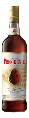 Pack De 6 Brandy Presidente Clasico 940 Ml