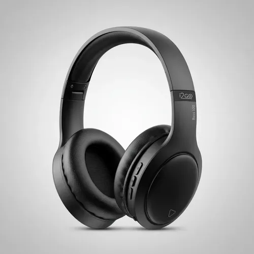 Headphone Bluetooth Bass 500 I2go Até 30h De Bateria Preto