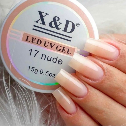 Gel Xed 56g Original Cor 17 Nude Alongamento Unha 1 Unid Parcelamento