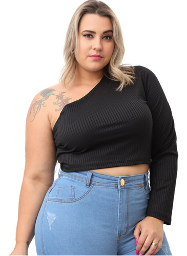 Top,cropped  Plus Size Rosa Soul Do 44 Ao 54