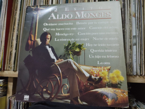 Aldo Monges 12 Éxitos Vinilo Lp Acetato