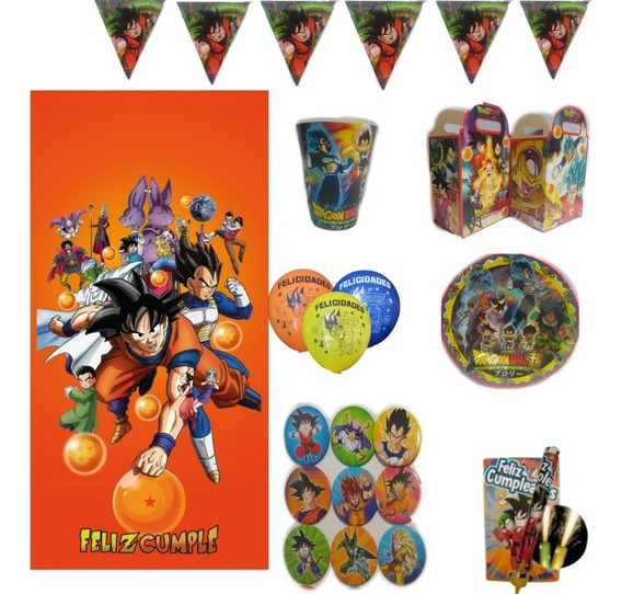 Dragon Ball Goku Artículos Paquete Fiesta 25 Niños | Envío gratis