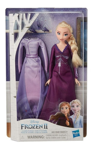 Muñeca Elsa Con 2 Vestidos