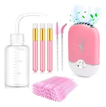 Comprar Kit Limpieza De Pestañas Botella Ventilado 3 Brocha Limpieza