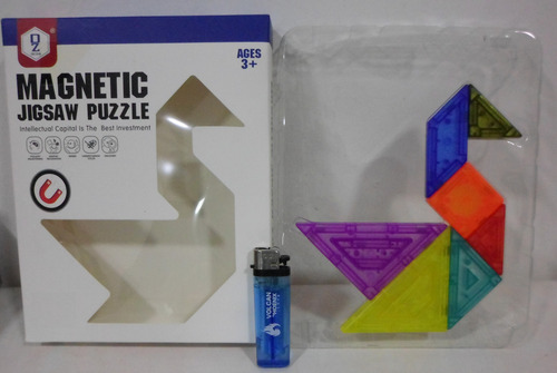 Tangram Magnético Rompe Cabezas Juego Didáctico