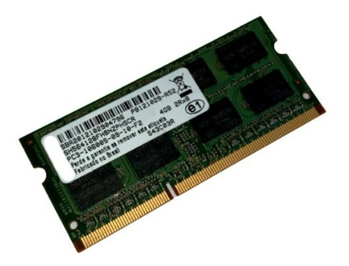 Memória P/ Notebook Ddr 3 / Pc3-10600s / 4gb