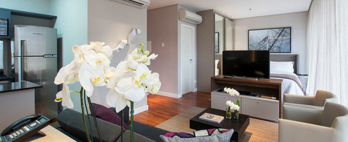 Imagem 7 de 15 de Flat Fl Residence 35m² 1 Dormitório 1 Vaga Na Vila Olímpia Para Locação - Sf39075