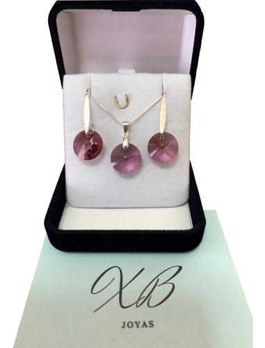 Joyas Fabricada Con Cristal De Swarovsk Elements Conjunto R