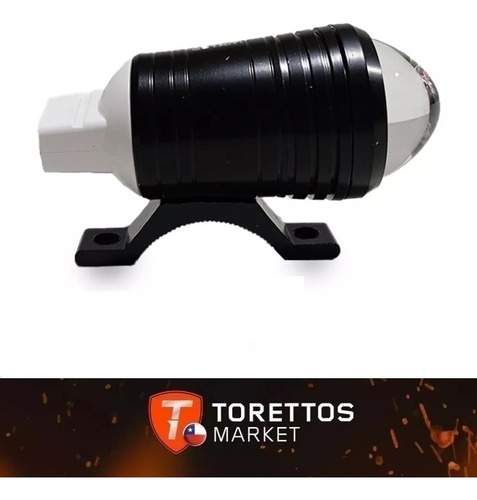 Par Faros Focos Neblinero Proyector Laser Luz Blanca Moto