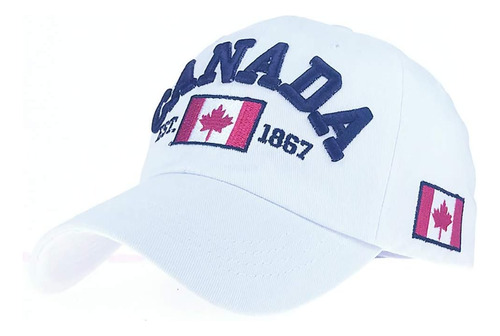 Gorra De Béisbol Con Bandera De Canadá, Sombrero Ajustable P