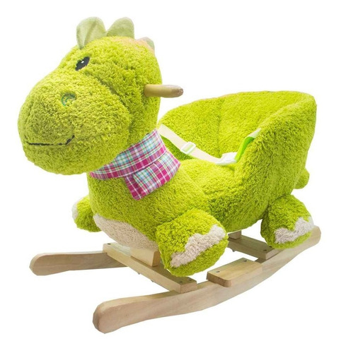 Mecedor Infantil Dinosaurio- Cresko Color Verde Liso