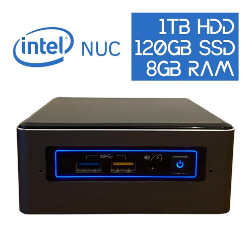 Intel Nuc I5 1120gb Ssd + Hdd 8gb Ram Nuc7i5bnh