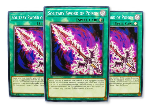 Yugi-oh! X3 Solitary Sword Of Poison Cyho-en053 Comun