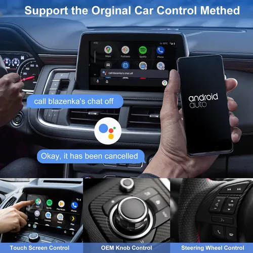 Adaptador Inalámbrico Android Auto Para Coche 5gh Wifi Bluet