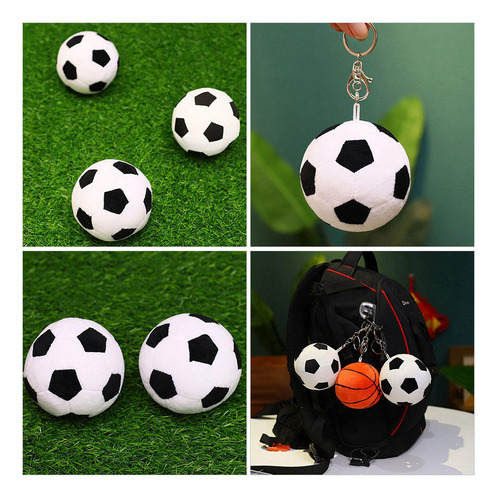 Llavero De Pelota De Fútbol De Felpa, Llavero De Fútbol Rell