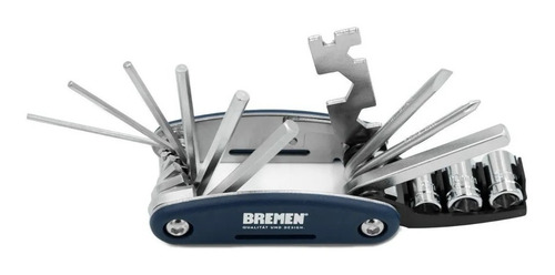 Pinza Multifuncion Herramientas Bicicleta Bremen 15 Pz 7694