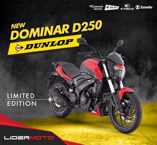 Imagen 1 de 15 de Bajaj Dominar 250 Dunlop Lidermoto Quilmes