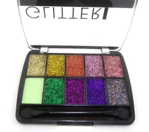 Paleta Sombras Ojos Glitter Eyeshadow Tejar Set 24 Unidades