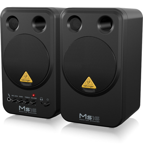 Monitores De Estudio Behringer Ms16 Activos 2 Vias Activo