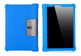 Funda Para Lenovo Yoga Smart Tab 5 Yt-x705 Gel Silicona Azul