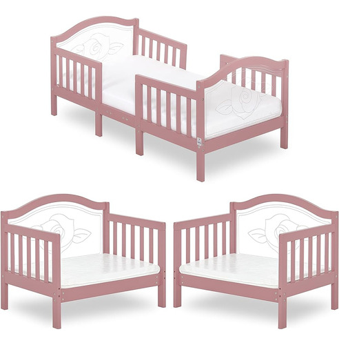 Dream On Me Rosie Toddler Bed En Classic Rose