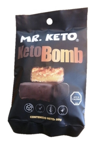 Ketobomb 50g - Bomba Keto - Fat Bomb Sin Azucar - Mr. Keto