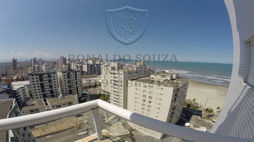 Imagem 8 de 30 de Praia Grande - Ocian - Linda Cobertura Duplex- 3 Dormitórios - 2 Salas - Salão De Festas - Vista Para O Mar - Rs60