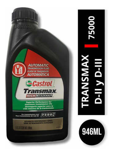 Aceite Castrol Transmax H.mileage Alto Km 75000