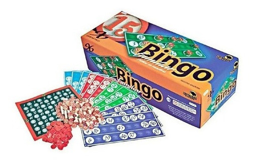 Bingo Familiar Con 96 Cartones Lujo Bisonte Art 8741
