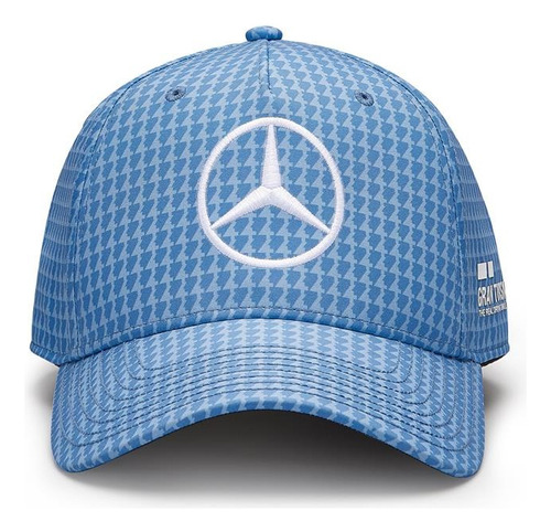 Gorra Mercedes Amg Lewis Hamilton Celeste Colección 2023