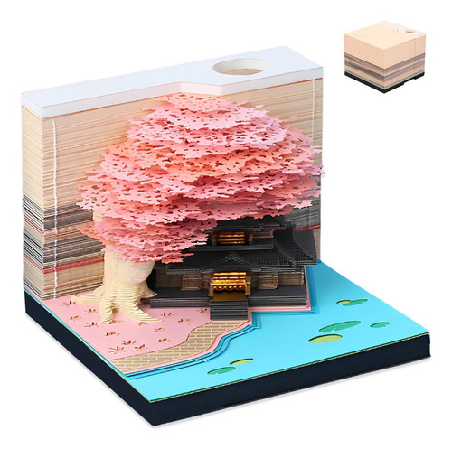 Omoshiroi Block 2024 Calendario 3d Bloc De Notas Bloque Flor