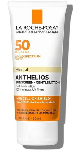 Anthelios Spf 50 Gentle Lotion Mineral Sunscreen