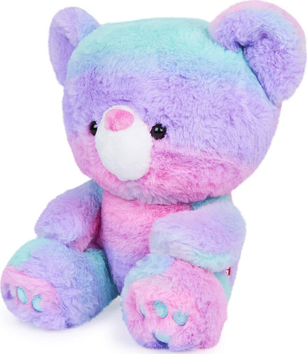 Gund Kai Tie Dye Rosa Y Azul Peluche Peluche Oso De Peluche,