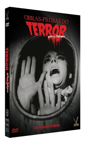Obras Primas Do Terror Gótico Italiano  Box 6 Filmes + Cards