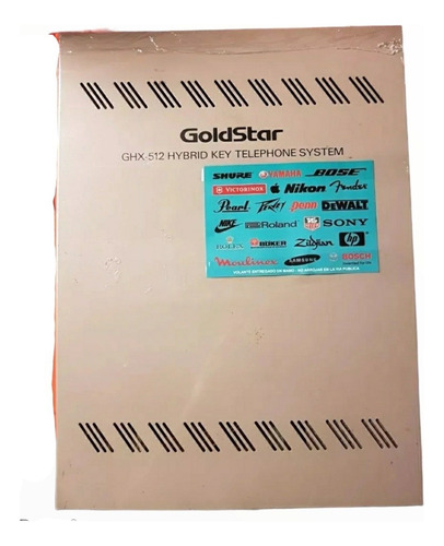Central Telefonica Goldstar Ghx-512 Sin Funcionar Fuente Ok (Usado)